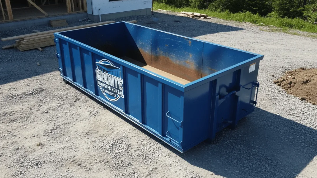 Concrete & Heavy Debris in Manchester, NH — Granite Dumpster Rental Manchester Concrete & Heavy Debris in Manchester, NH — Granite Dumpster Rental Manchester