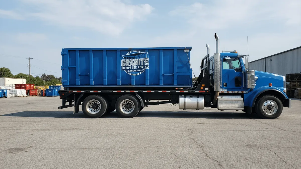 Roll-Off Dumpster Rental in Manchester, NH &mdash; Granite Dumpster Rental Manchester