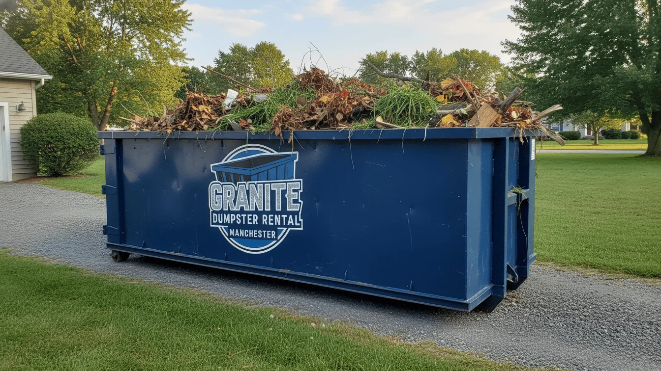 Yard Waste Dumpster Rental Manchester NH-img