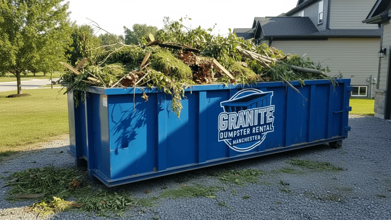 Yard Waste Dumpster Rental Manchester-img